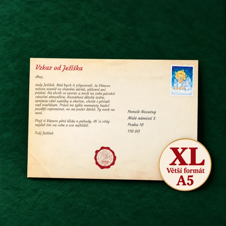 Velká XL pohlednice